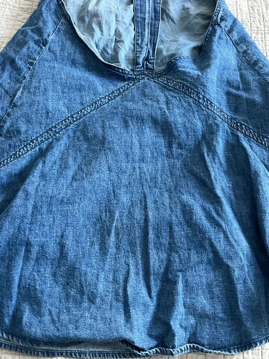 Free People Denim Halter Swing Dress - Picture 12 of 16